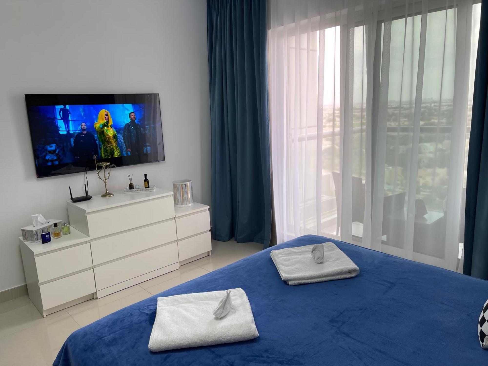 Great View, Dubai Sportcity, Parking Included, Nice Apartments חדר תמונה